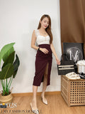 独家爆款❤️‍🔥 高品质气质棉质抽绳裙子 RM62 Only🌸（3-E2）
