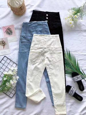 ‼️‼️独家爆款🔥高品质超高腰牛仔长裤 RM 69 ONLY 🌸