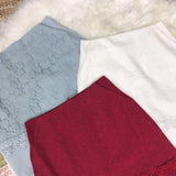 高品质钩花高腰裤裙 RM 55 ONLY(1-R2)