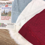 高品质钩花高腰裤裙 RM 55 ONLY(1-R2)