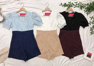 ‼️‼️独家爆款 💥 高品质气质桐花拼接连体裤 RM79 ONLY 🌸