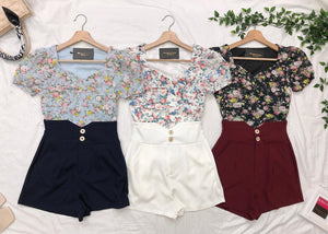 ‼️‼️独家爆款 🔥 高品质气质花花套装 上衣 ➕ 裤子 RM89 ONLY 🌸）