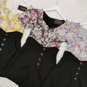 ‼️‼️独家爆款 💥 高品质花花拼接连体裤 RM79 ONLY 🌸