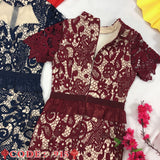 @@独家爆款❤️高品质气质水溶花连体裙 RM92 ONLY 🌸（1-N3）