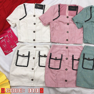 独家爆款❤️高品质小香风套装 上衣 ➕ 裤裙 RM89 Only 🌸（1-R2）