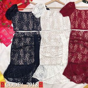 !! !!爆款新品❤️高品质气质蕾丝套装 上衣 ➕ 裙子 RM86 Only 🌸