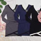 独家爆款❤️高品质气质交叉连体裙 RM75 Only（1-P4）