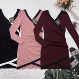 独家爆款❤️高品质气质交叉连体裙 RM75 Only（1-P4）