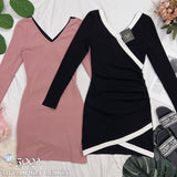 独家爆款❤️高品质气质交叉连体裙 RM75 Only（1-P4）