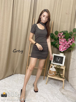 爆款新品❤️高品质棉质抽绳连体裙 RM58 Only 🌸（1-J2）