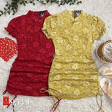 !! !! 独家爆款❤️高品质提花抽绳款旗袍 RM85 ONLY 🌸（1-P4）