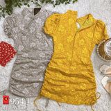 !! !! 独家爆款❤️高品质提花抽绳款旗袍 RM85 ONLY 🌸（1-P4）