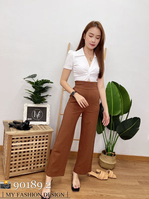 独家爆款❤️‍🔥 高品质高腰罗马长裤 RM69 Only🌸(1-E3)