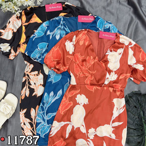 爆款新品🔥 高品质气质花花连体裤 RM69 Only🌸（SH-D4）