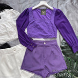 🔥黑卡独家爆款🔥 高品质气质雪纺拼接套装 上衣 ➕ 裤子 RM99 Only🌸(1-R2)