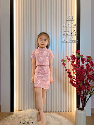 🔥黑卡独家爆款🔥 高品质女童印花套装 上衣 ➕ 裙子 RM 79 Only 🌸（2-L4）