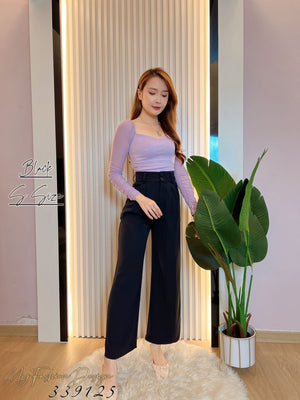 🔥黑卡独家爆款🔥 高品质高腰西装直筒长裤 RM69 Only🌸（2-R4）