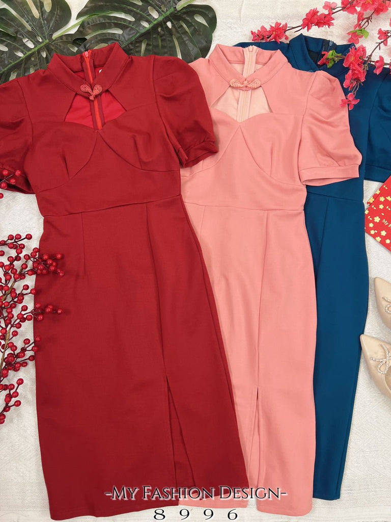 爆款新品🔥高品质气质罗马旗袍连体裙 RM79 Only🌸（1-H2）
