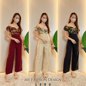 🔥黑卡独家爆款🔥高品质复古拼接连体长裤 RM99 Only🌸（1-L3）