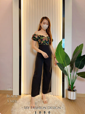 🔥黑卡独家爆款🔥高品质复古拼接连体长裤 RM99 Only🌸（1-L3）