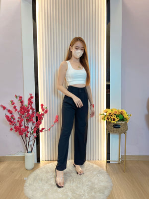 🔥黑卡独家爆款🔥 高品质高腰西装直筒长裤 RM69 Only🌸 (1-R2)