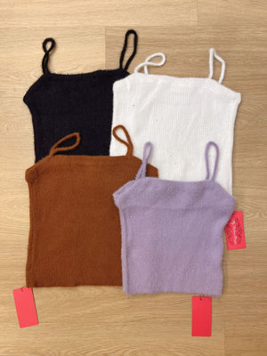 @@独家爆款❤️高品质气质毛毛吊带上衣 RM39 Only🌸 （1-N3）