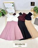 爆款新品🔥 高品质拼色款连体裙 RM79 Only🌸（补现货）